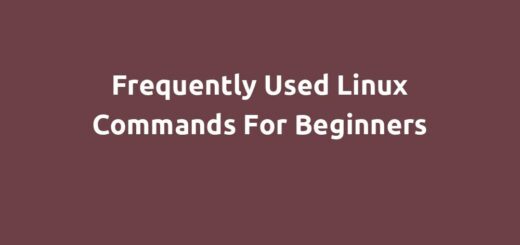 Frequently Used Linux Commands for Beginners