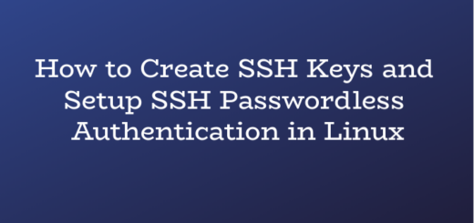 Create-SSH-Keys-for-Passwordless-SSH-Authentication