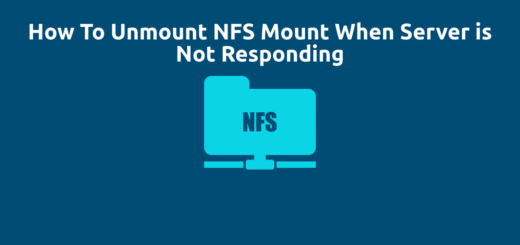 How-To-Force-NFS-Unmount-When-Server-is-Not-Responding